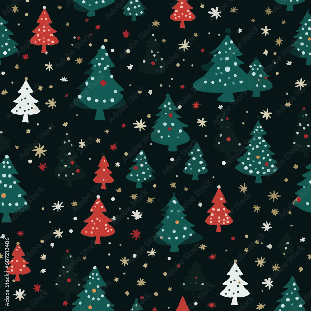 Seamless pattern of Christmas background Seamless pattern of Christmas background