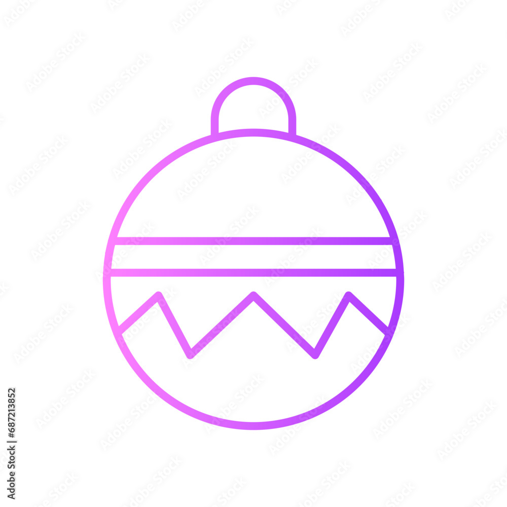 baubles gradient icon