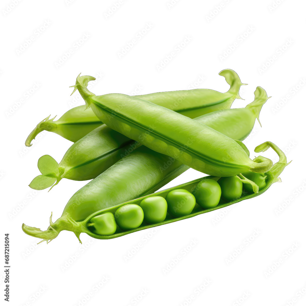 Peas isolated on transparent and white background. PNG transparent Peas isolated on transparent and white background. PNG transparent