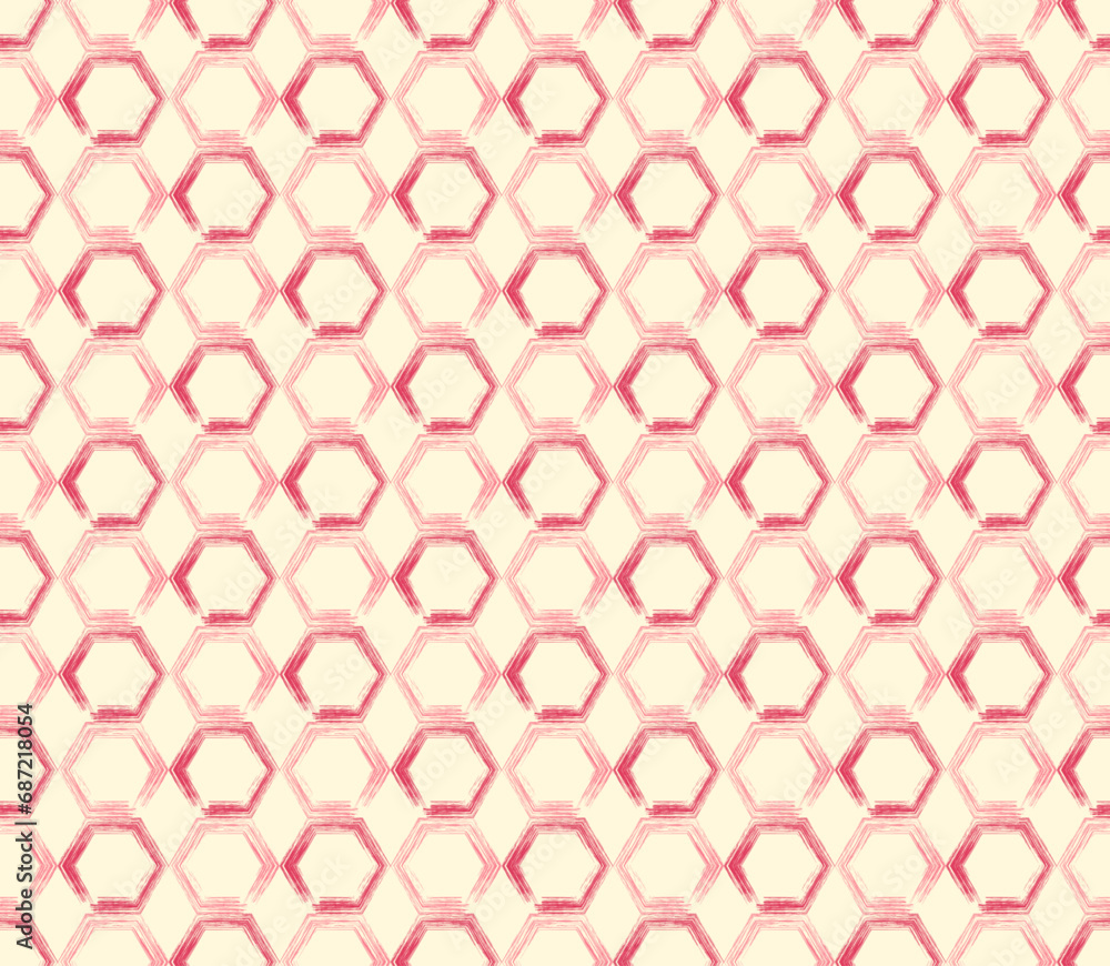 Seamless abstract pattern. Beige and pink background. Geometrical retro template Vector illustration Seamless abstract pattern. Beige and pink background. Geometrical retro template Vector illustration