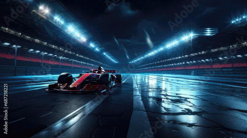 Formula 1 car on the track © Катя Датунова