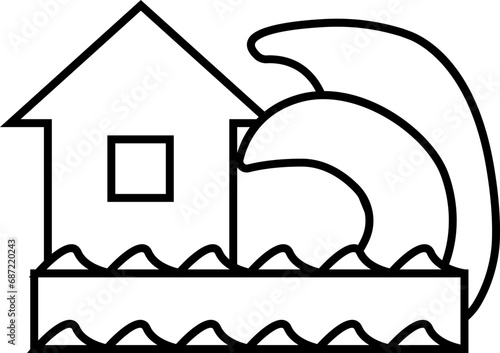 tsunami warning icon