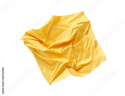 yellow sticky note wrinkled isolated on transparent background Remove png, Clipping Path, pen tool