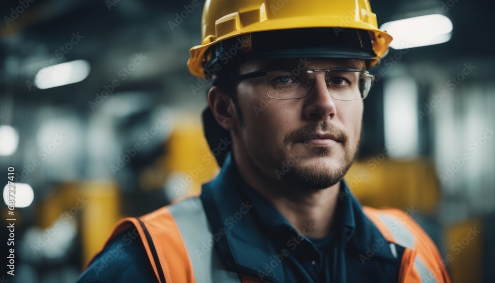 Obraz premium Offshore worker in the oil and gas industry