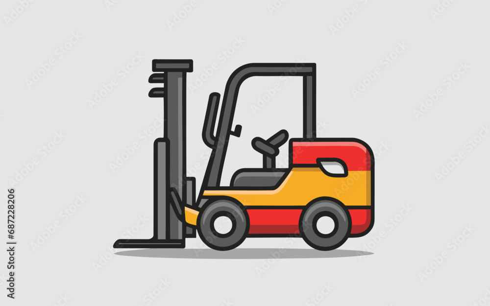 forklift truck and forklift