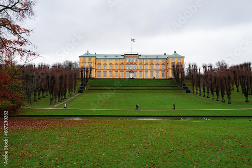 Canvas Print Copenhagen, Denmark - November 19, 2023: Copenhagen Frederiksberg Gardens, Frede