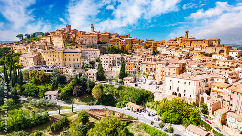 Картината върху платно Aerial view of Montepulciano,Tuscany, Italy