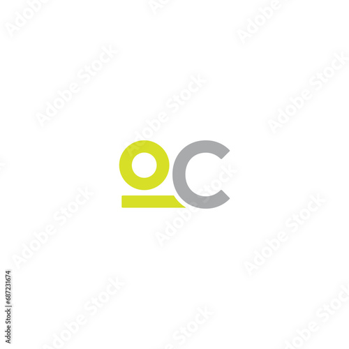 Tableau sur toile OC Letter Vector Logo Design for a Modern Company
