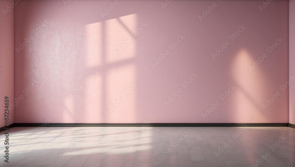 Blank light pink empty wall Blank light pink empty wall