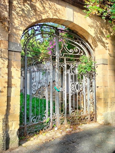 Gate of  ancient  country house