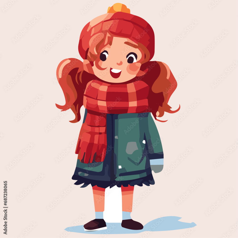 Christmas winter character Christmas winter character