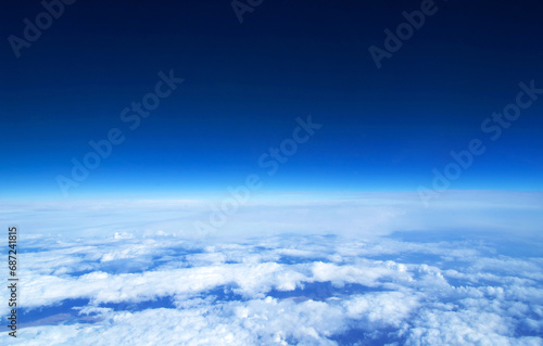 Aerial sky and clouds background