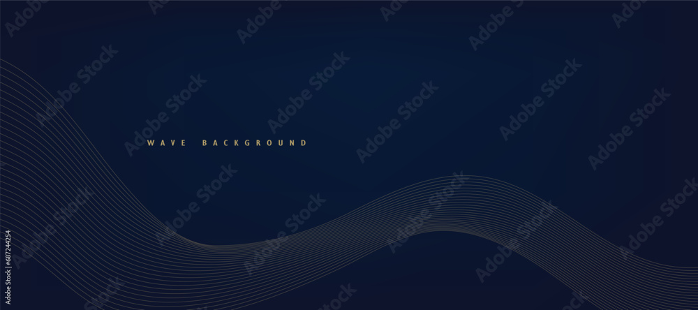 Vector abstract blue background with dynamic golden waves, lines and particles.
Vector abstract blue background with dynamic golden waves, lines and particles.