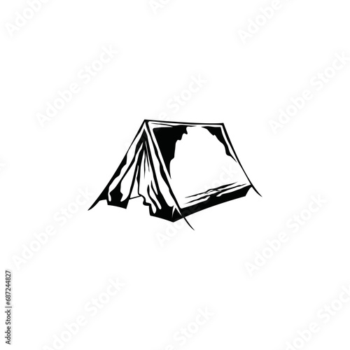 Zet, Hiking, Camping - Symbol. Vector