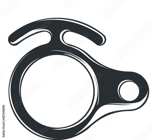 Bushcraft, Hiking, Camping - Symbol. Vector