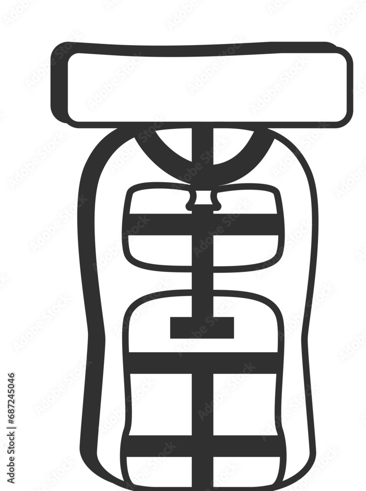 Bushcraft, Hiking, Camping - Symbol. Vector Bushcraft, Hiking, Camping - Symbol. Vector