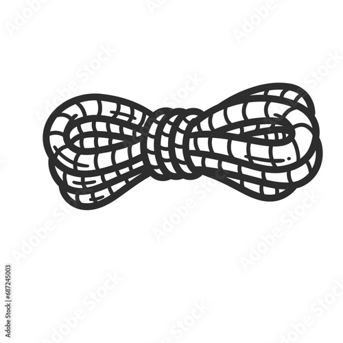 Bushcraft, Hiking, Camping - Symbol. Vector