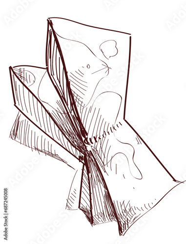 Bushcraft, Hiking, Camping - Symbol. Vector