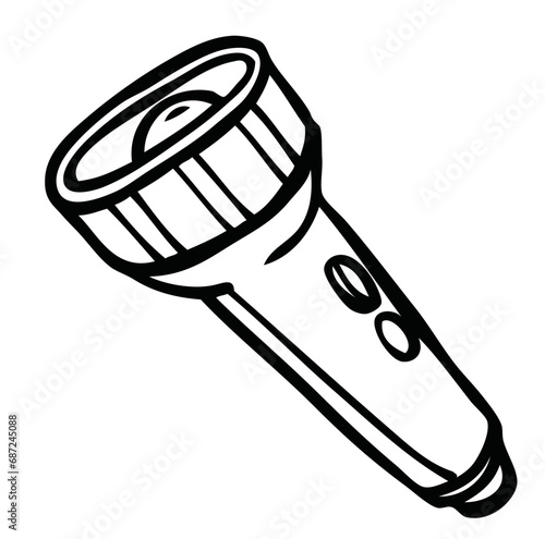 Bushcraft, Hiking, Camping - Symbol. Vector