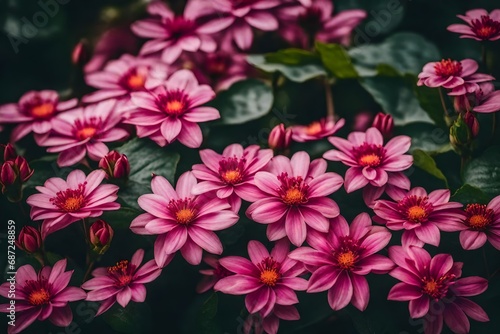 pink flowers in the garden