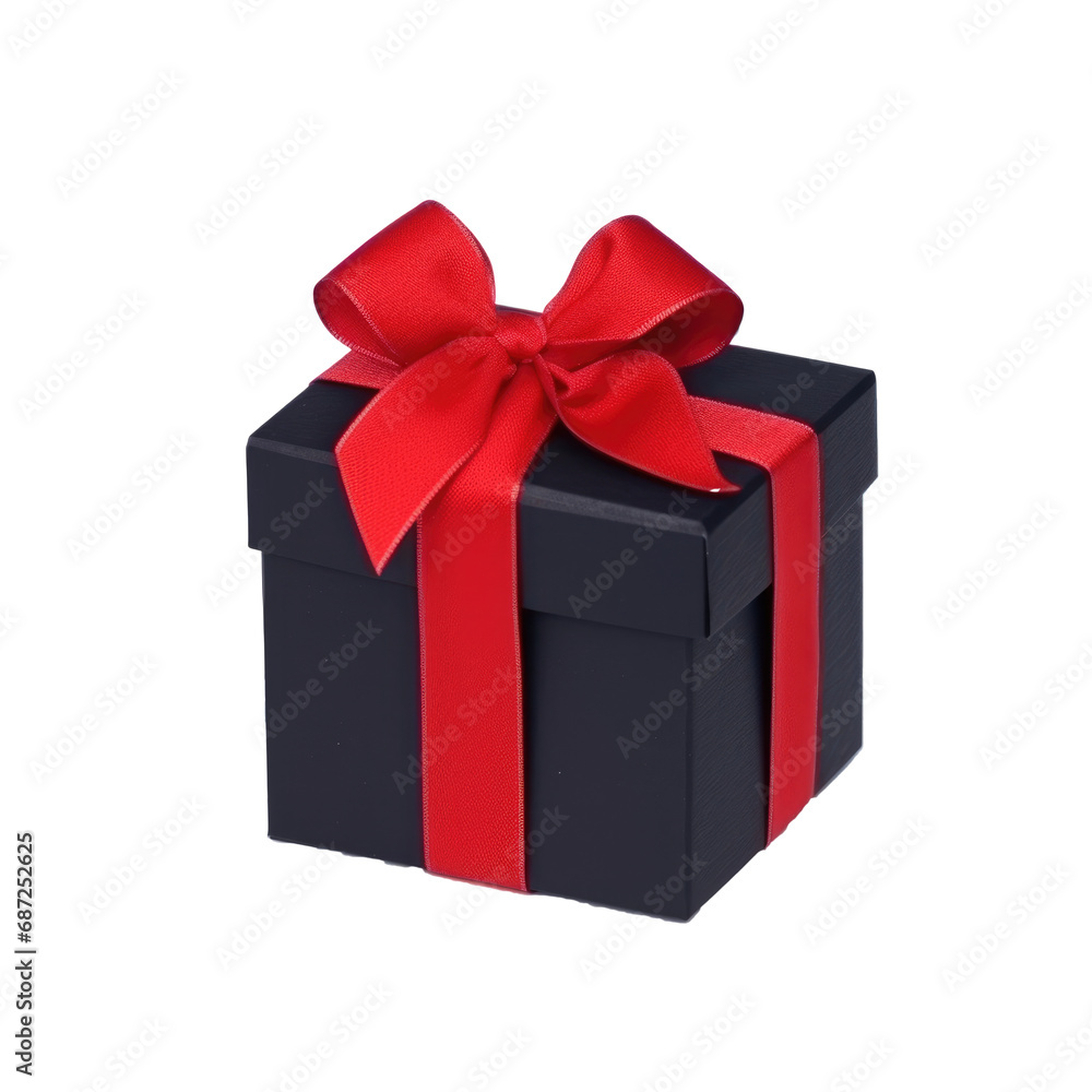 black gift box red bow black gift box red bow