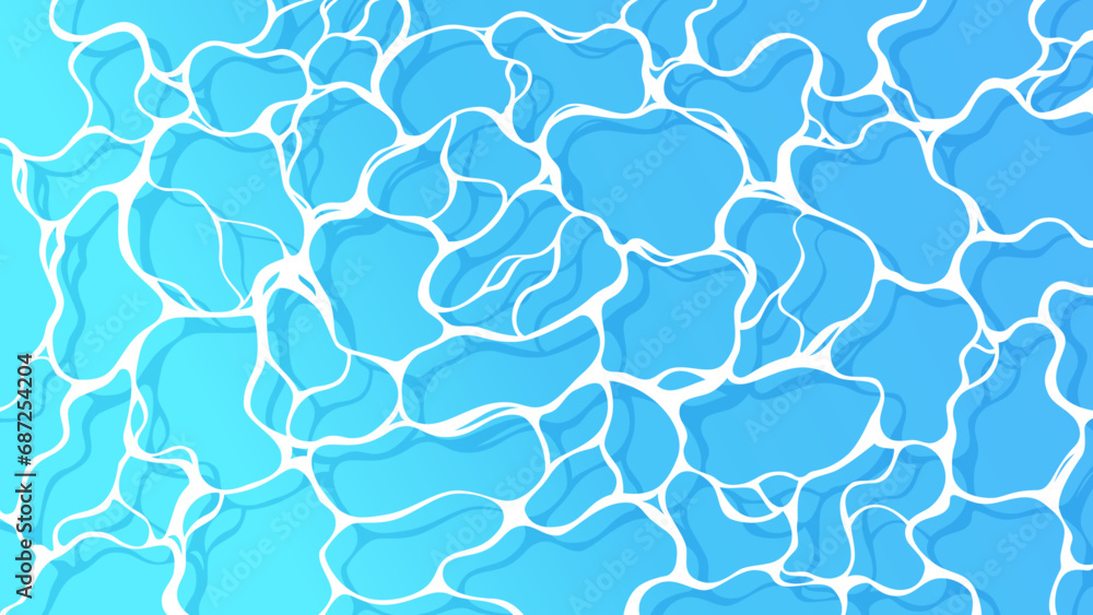 Obraz premium Water surface seamless texture.
