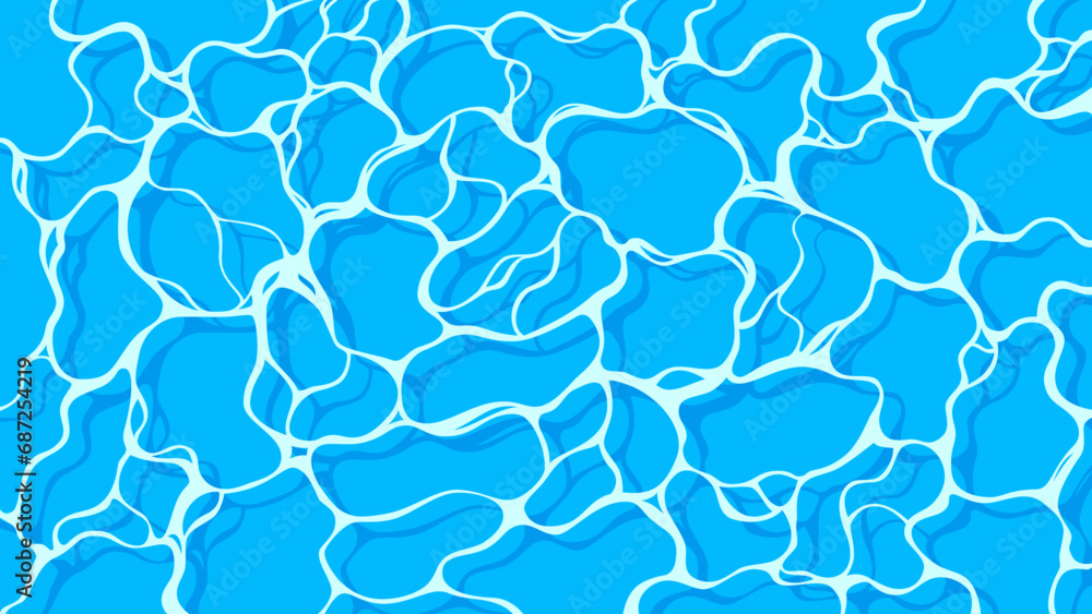 Obraz premium Water surface seamless texture.