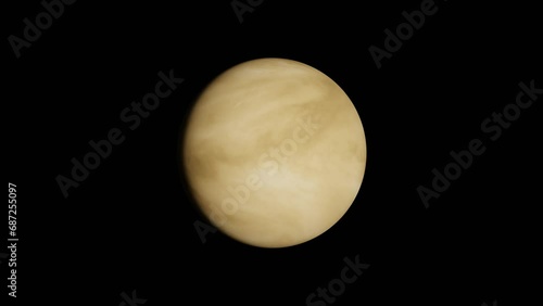 Rotating solar system bodies: Venus cloud tops
Made using the best available Magellan data. Elements of this clip furnished by NASA. photo