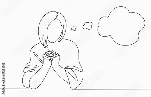  Dream. Woman. One line