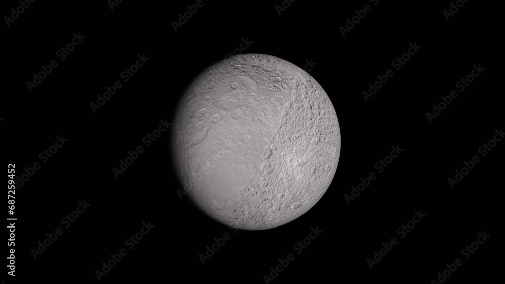 Rotating solar system bodies: Rhea
Natural satellite of Saturn. Made using the best available Cassini data. Elements of this clip furnished by NASA. Rotating solar system bodies: Rhea
Natural satellite of Saturn. Made using the best available Cassini data. Elements of this clip furnished by NASA.
