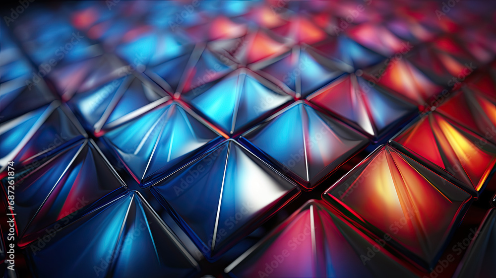 Triangular Spectrum: Gradient Lattice Elegance. Generative AI Triangular Spectrum: Gradient Lattice Elegance. Generative AI