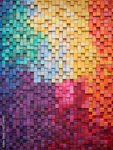 Pixelated Mosaic Wall Art  Modern Twist