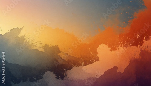 rough gradient splash texture in sunrise colors background