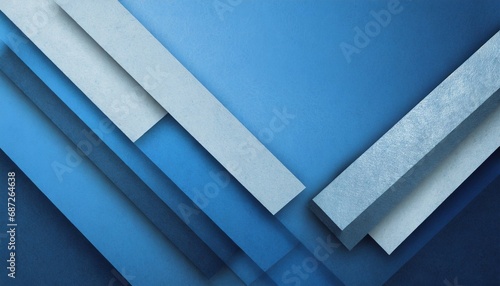 abstract blue background with layered shapes and material textured design