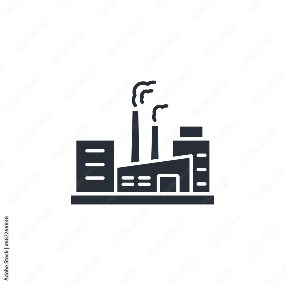 production icon. vector.Editable stroke.linear style sign for use web design,logo.Symbol illustration.