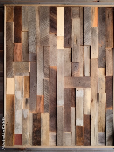 Reclaimed Wood Wall Art: Rustic-yet-Refined Barn and Pallet Pieces Magnificently Arranged
