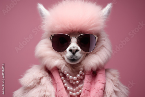 Chic Alpaca Style: High-End Couture Collection © Andrii 