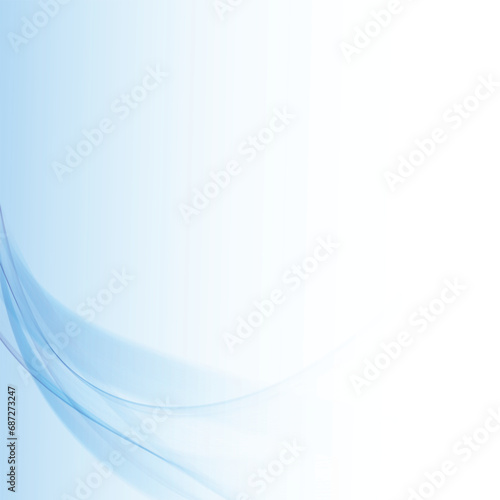 Abstract blue background with futuristic wavy illustration