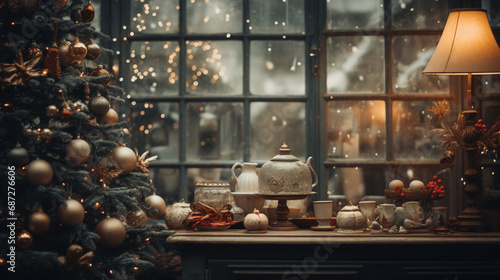 christmas tea decoration