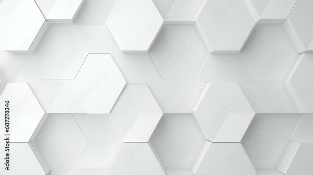 abstract 3d white hexagon background abstract 3d white hexagon background