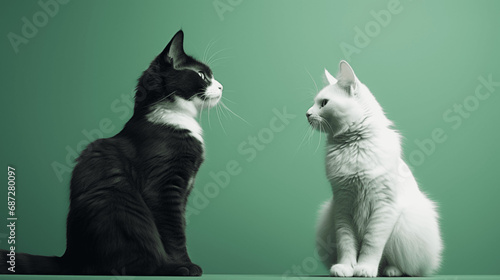 two cats
 photo