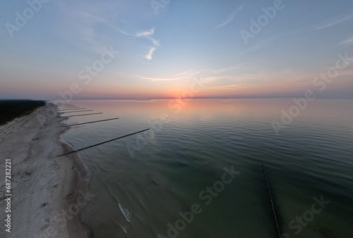 Sunset at the Baltic Sea in Poland © Pavel