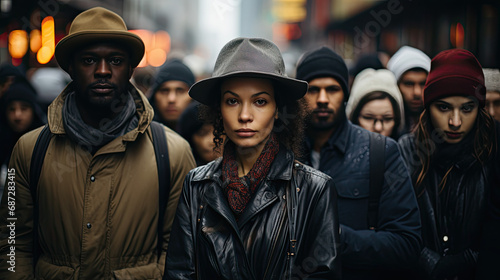 People Walking in New York City