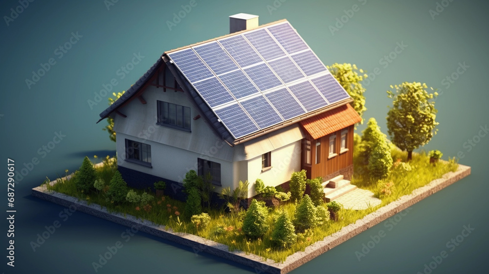 Green Energy Haven: Rooftop Solar Panels in Action Green Energy Haven: Rooftop Solar Panels in Action