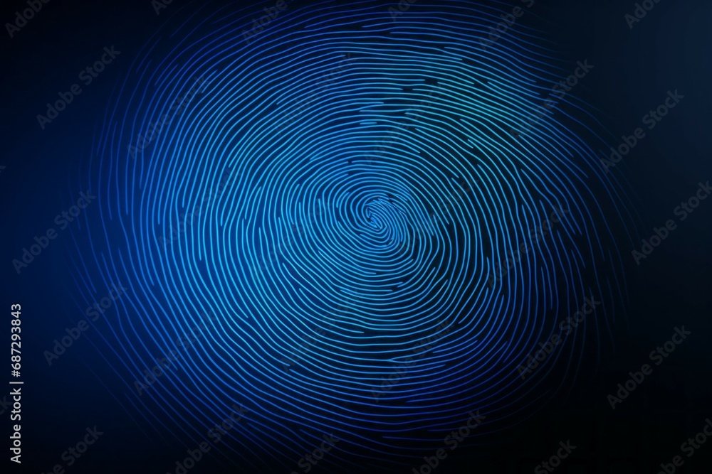 Fingerprint close up. Background with selective focus and copy space Fingerprint close up. Background with selective focus and copy space