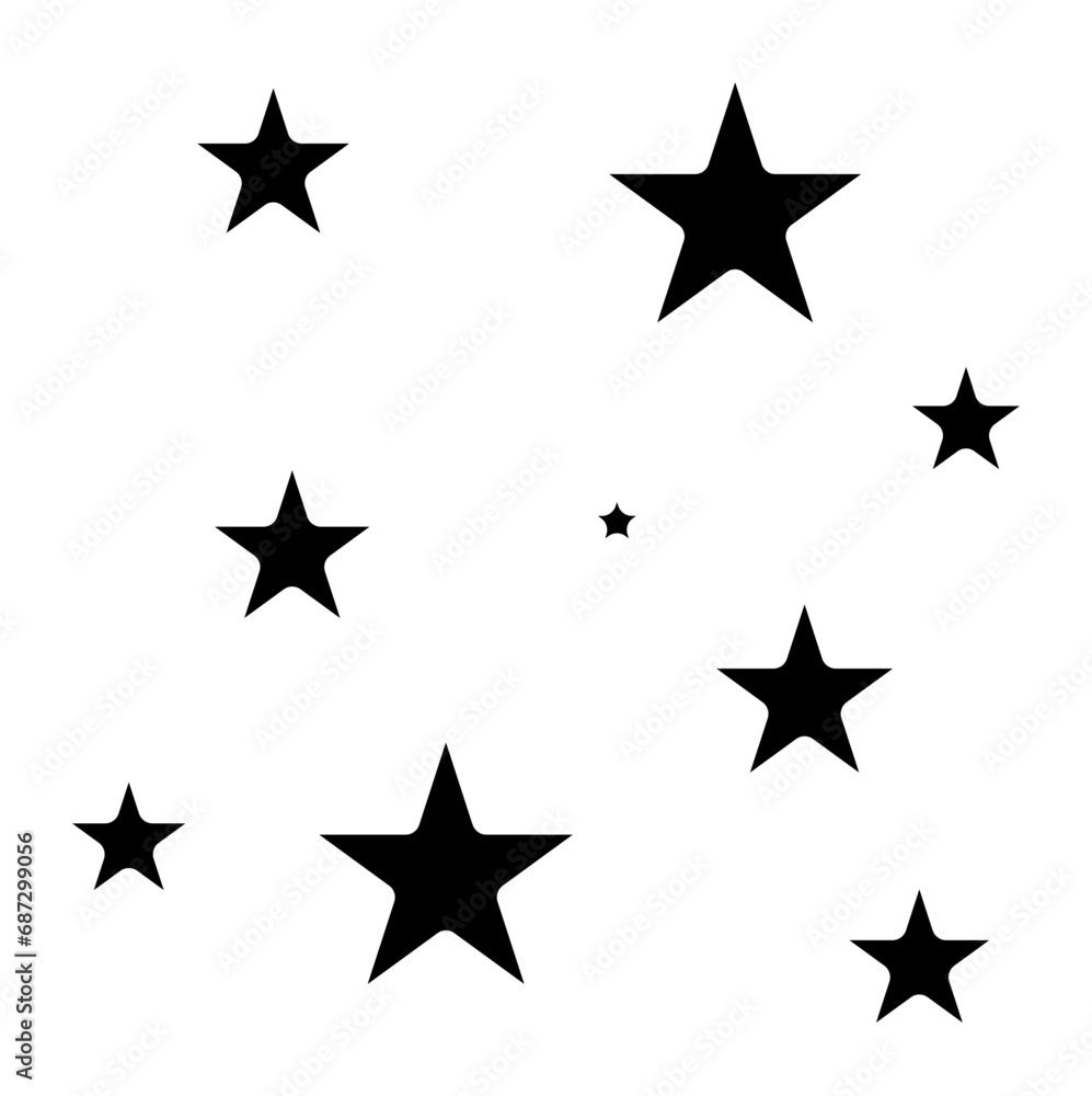 Obraz premium night glyph icon