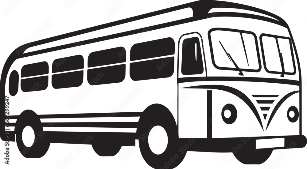 Vecteur Stock Vector Drawing Of A Futuristic Electric Bus Bus Route Map vecteur-stock-vector-drawing-of-a-futuristic-electric-bus-bus-route-map