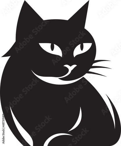 The Art of Minimalistic CatCats Prowl in Elegant SilhouetteCats Prowl in Elegant SilhouetteCat Silhouette in Abstraction