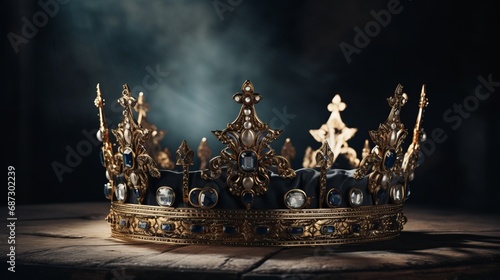 kings crown, 16:9, copy space photo