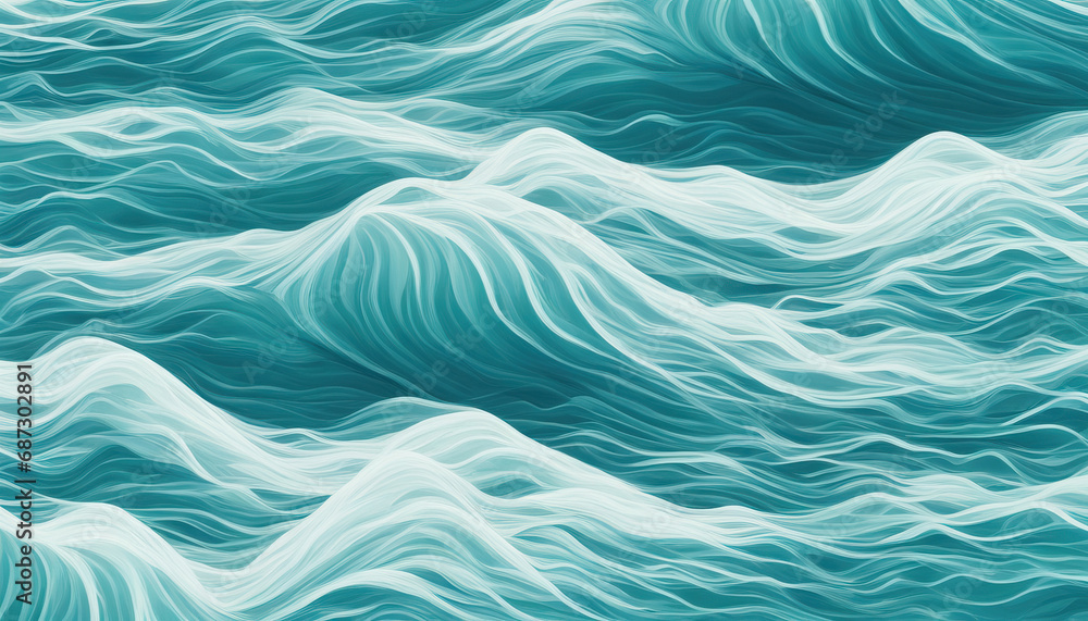 Background of the sea, close-up, turquoise color, in a fabulous style. Background of the sea, close-up, turquoise color, in a fabulous style.